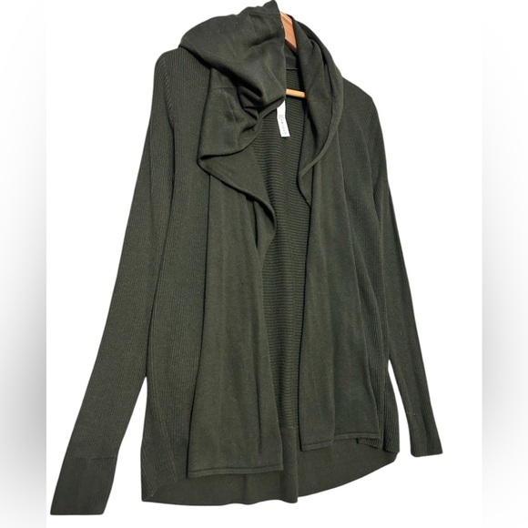 Lululemon Size 4 NWT sweater wrap dark green - Picture 2 of 16